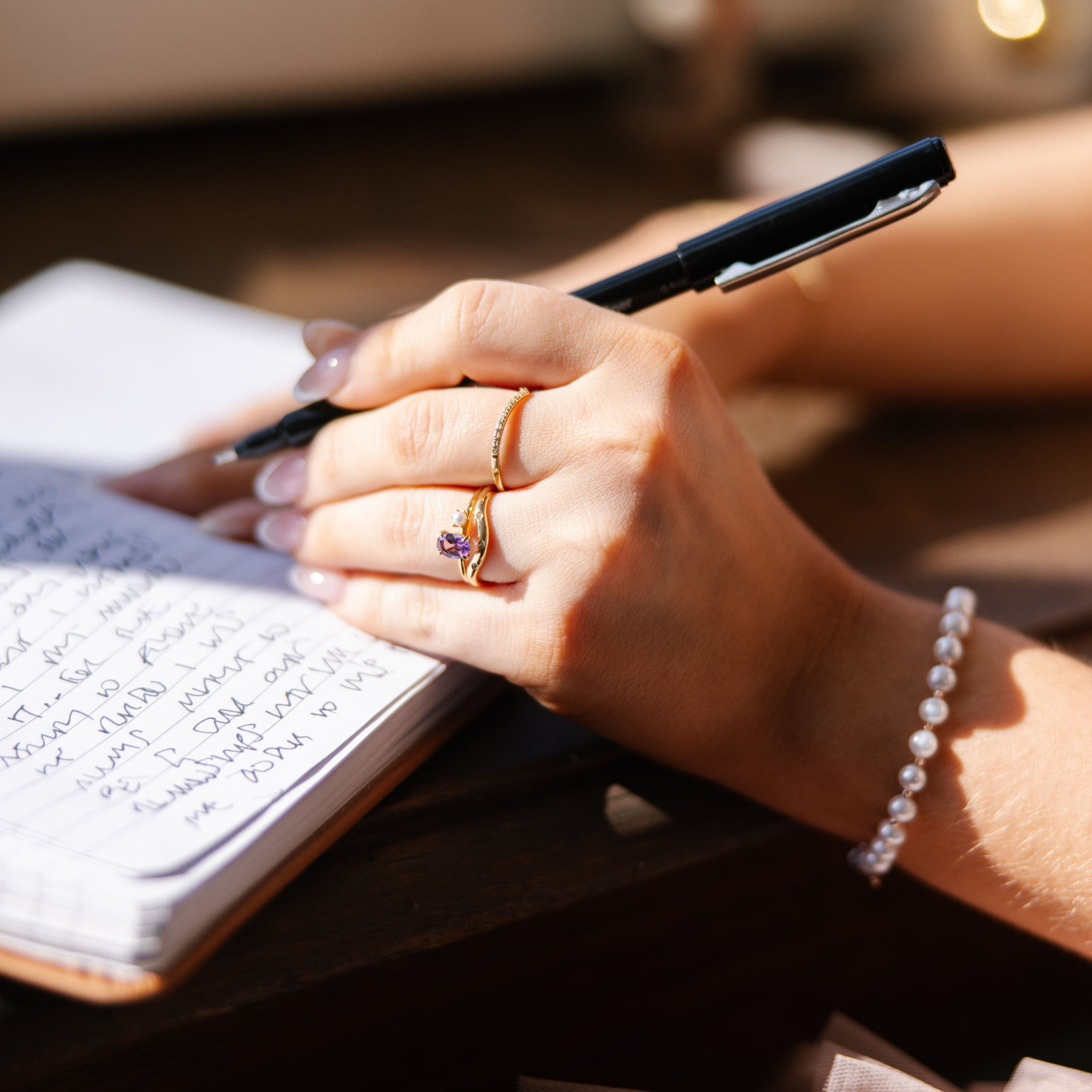 Oval venus pearl blossom ring - 14K/ 18K Gold