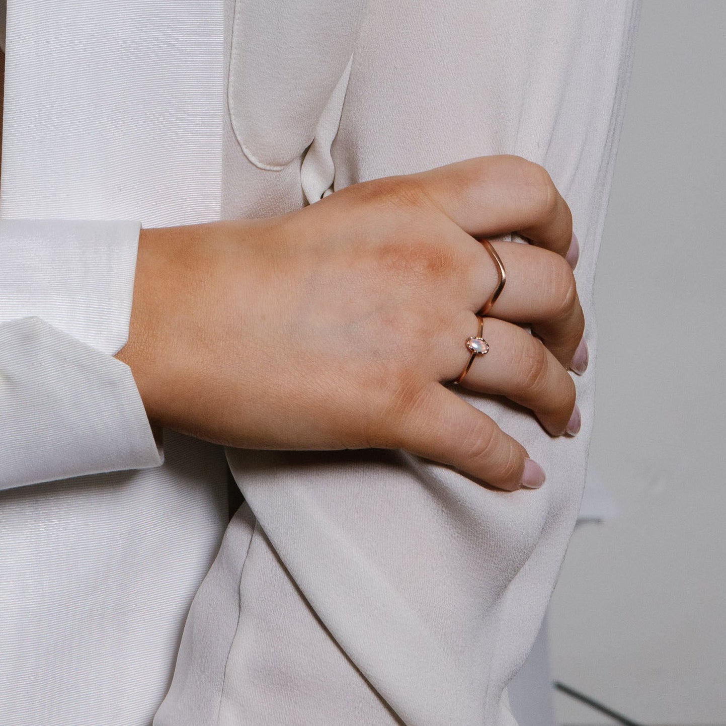 Soft curved dome ring - 14K/ 18K Gold