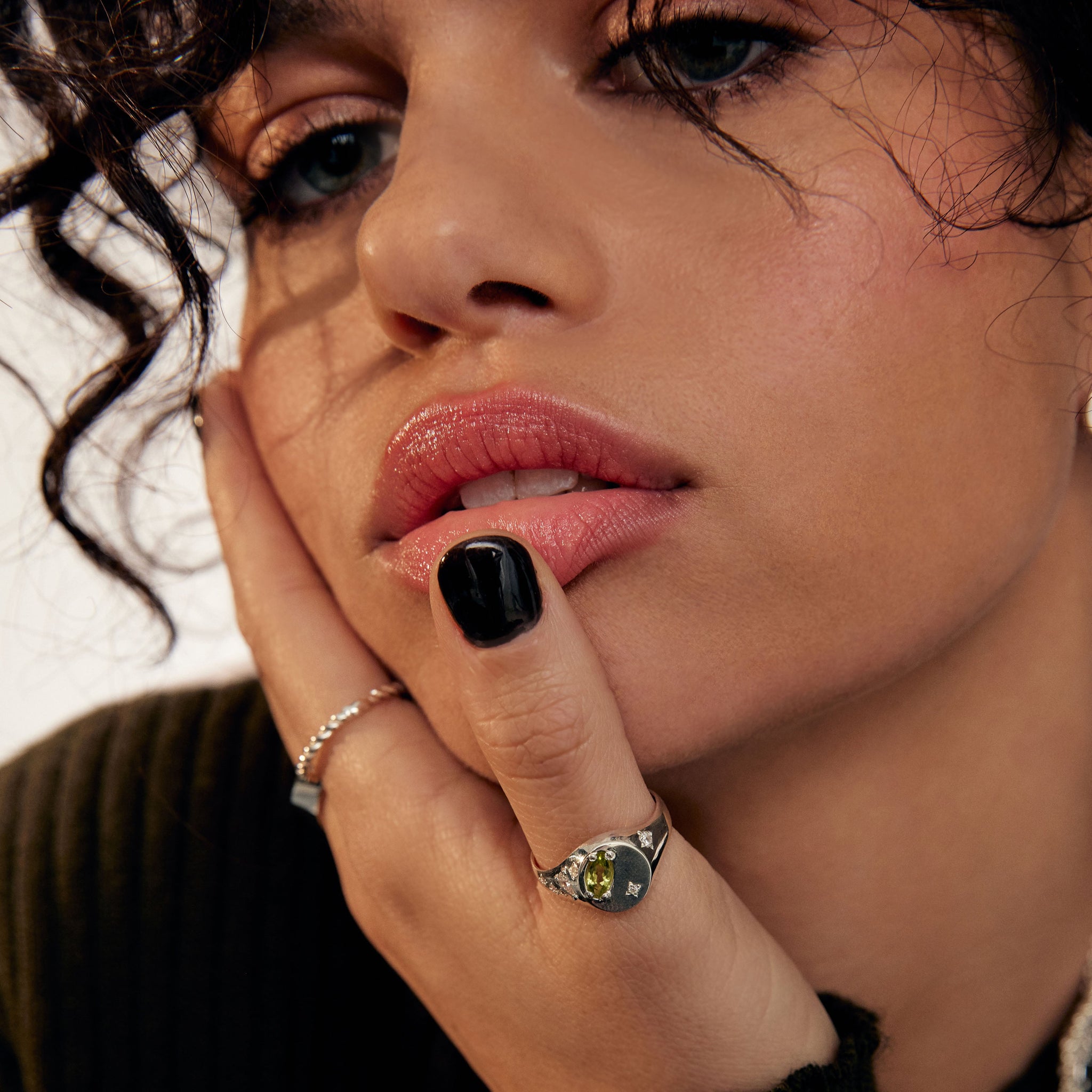 Milky way signet Ring - Silver