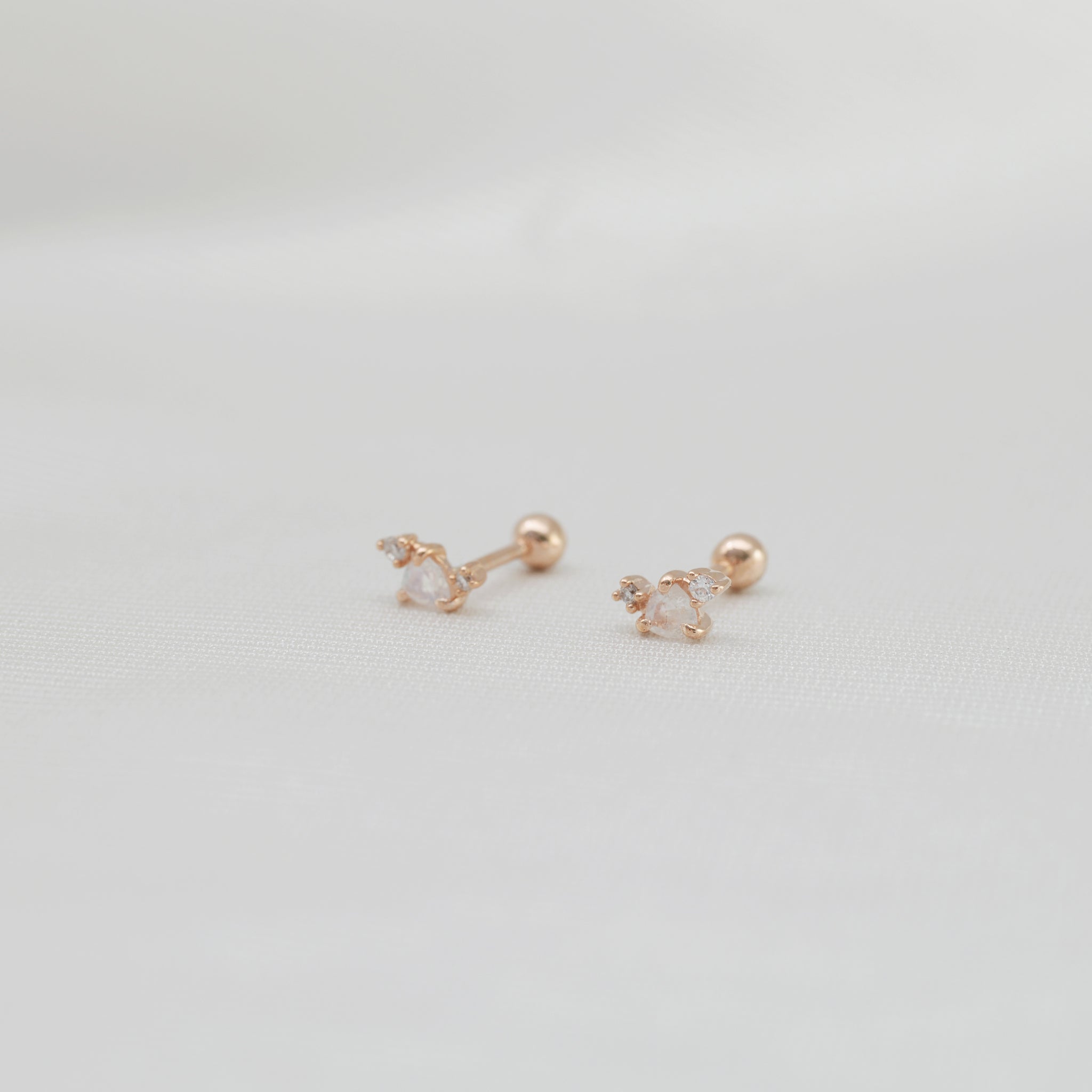 Trillion cluster Piercing (single) - 14K/ 18K Gold