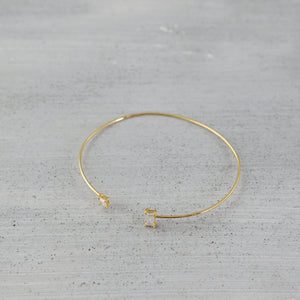 Allure princess cuff Bracelet - 14K/ 18K Gold