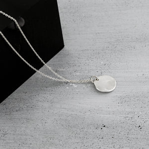 Full moon Necklace - Silver