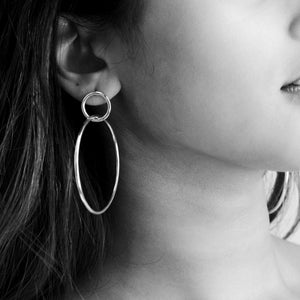 Be bold asymmetric Earrings - HerBanana
