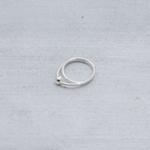 Orbit ball Ring - Silver